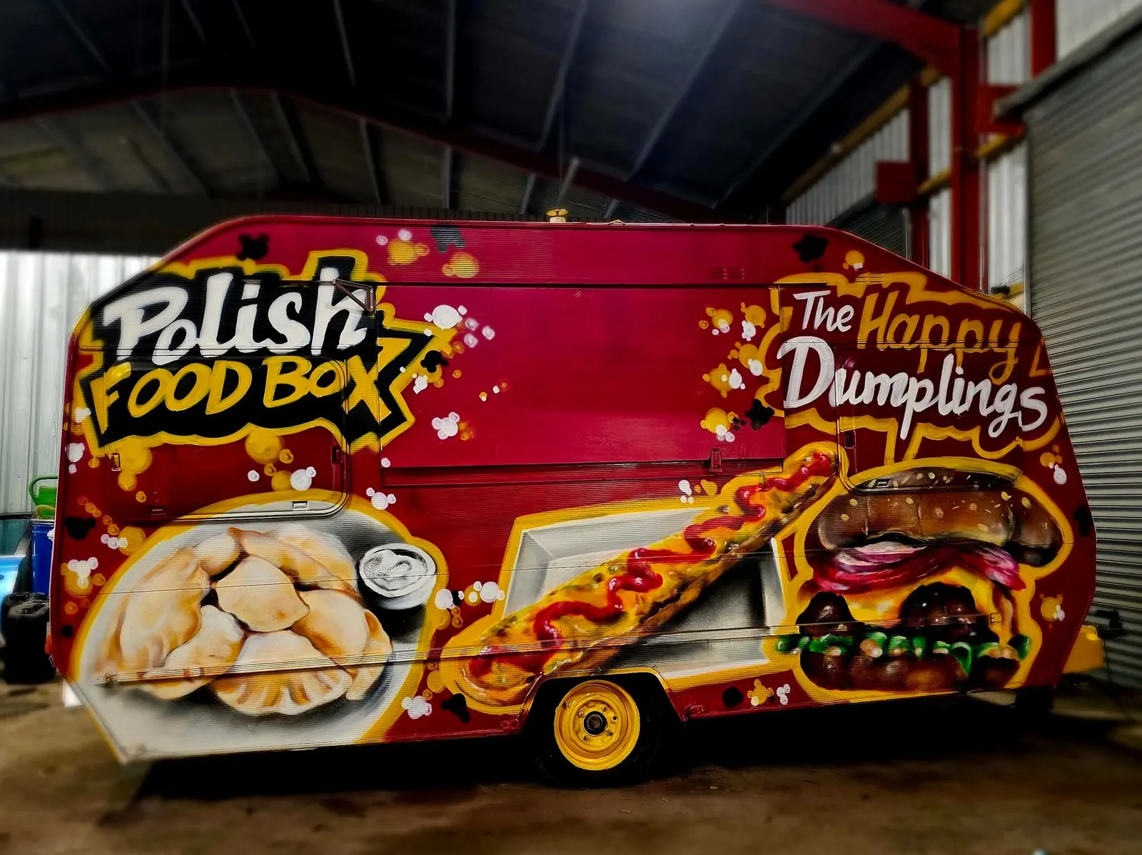 Malowany food truck
